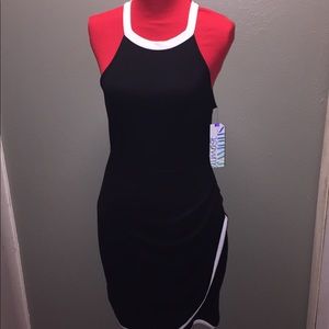 ALMOST FAMOUS BEAUTIFUL BLACK AND WHITE DRESS